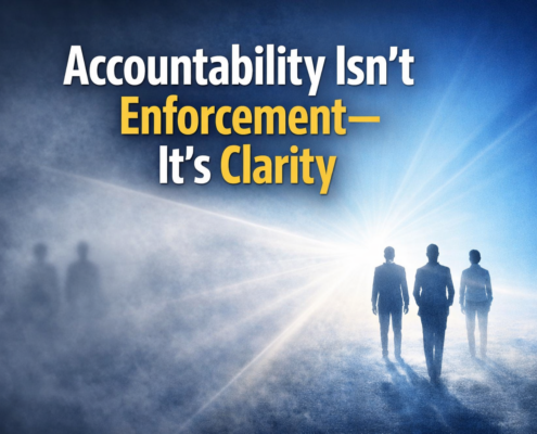 Accouttability Isn't Enforcement, It's Clarity